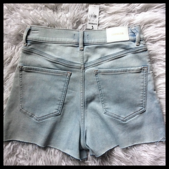 NWT Express Super High Waist Mom Shorts - Picture 4 of 6